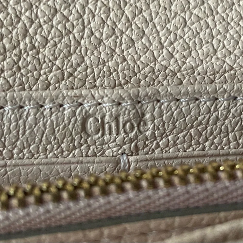 CHLOÈ WALLET IN SAND/LIGHT BLUSH - Picture 8 of 13